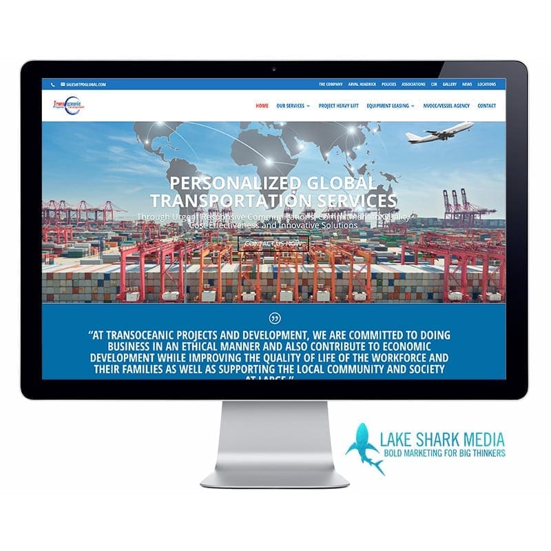 website by lake shark media