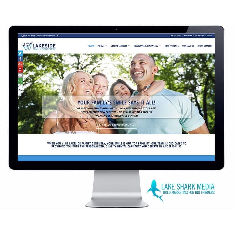 lakeside family dentistry website