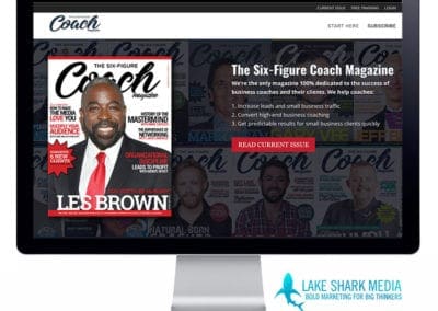 Six figure coach website